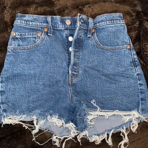Blue Denim Women's Shorts